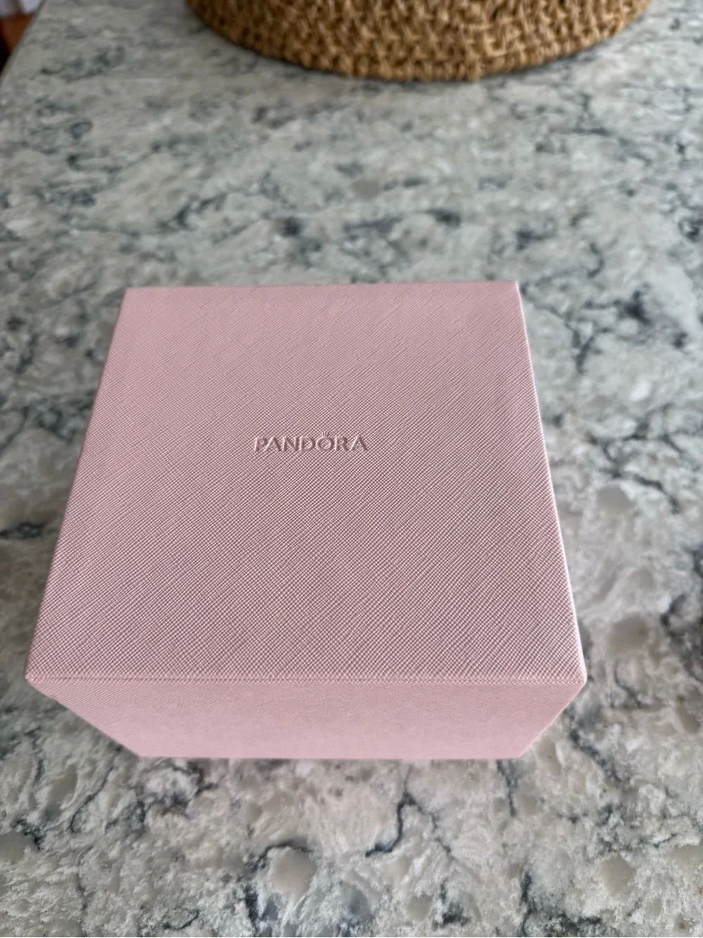 Pandora Pink Jewelry Organizer with Built-In Mirror